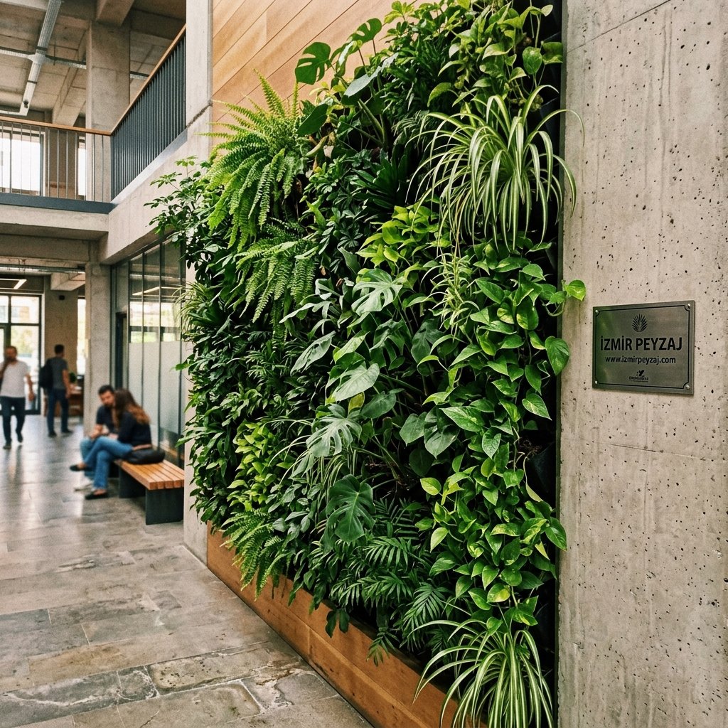 Narlıdere Dikey Bahçe Uygulamaları Uygulama Örneği - İzmir Peyzaj