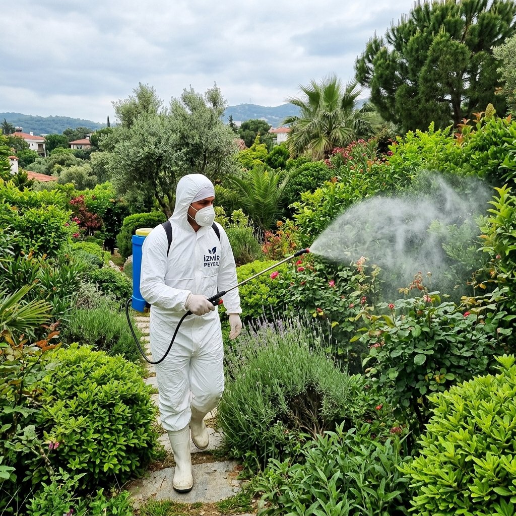 Karşıyaka Bitki ve Bahçe İlaçlamasi Uygulama Örneği - İzmir Peyzaj