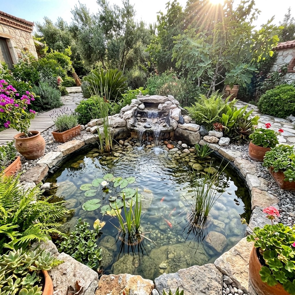 Turgutlu Süs Havuzları & Göletler Uygulama Örneği - İzmir Peyzaj