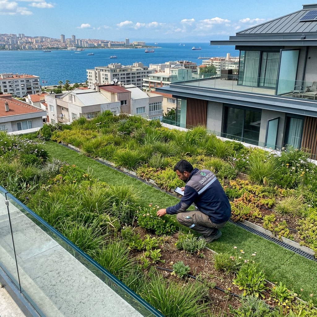 Seferihisar Yeşil Çatı Uygulamaları Uygulama Örneği - İzmir Peyzaj